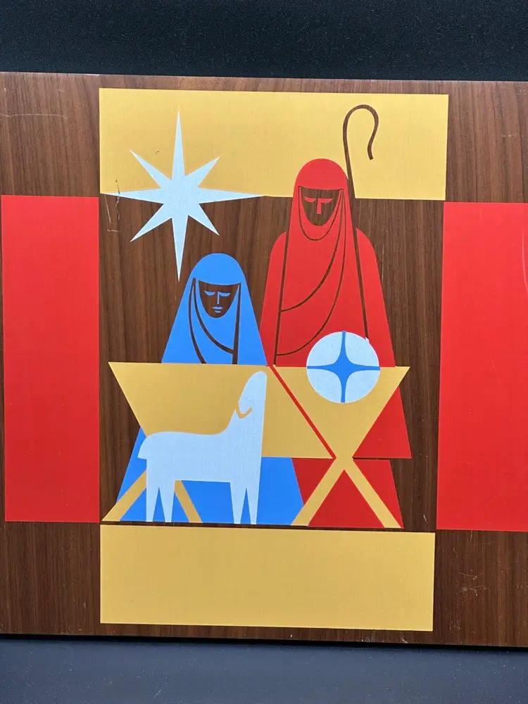 MCM Nativity Wall Plaque 12x12