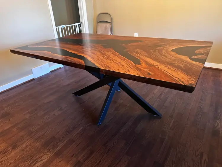 Claro Walnut Slab Table