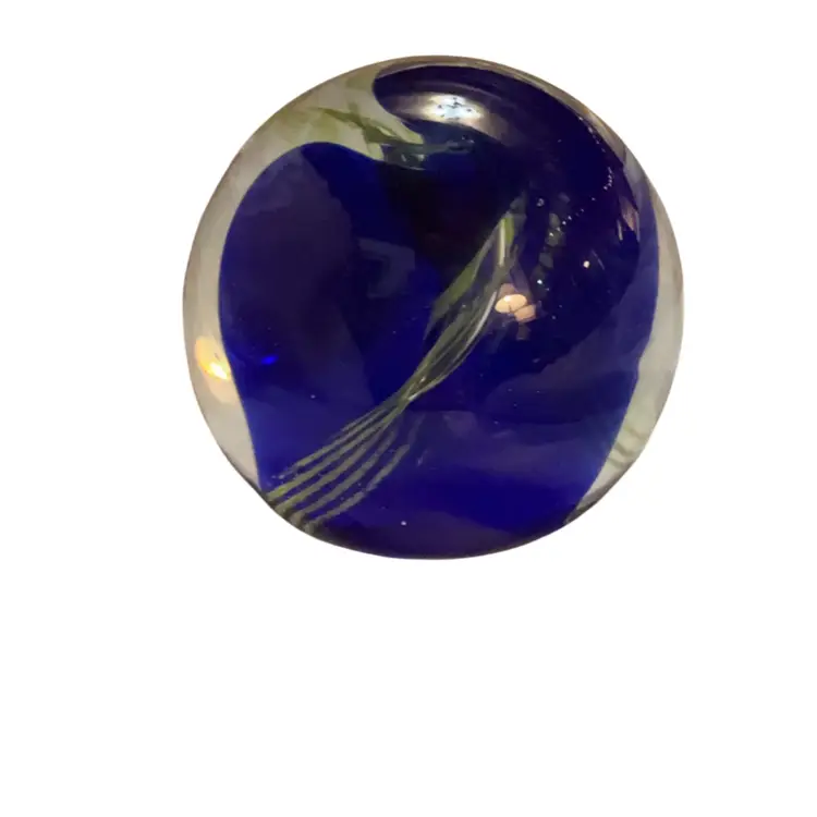Caithness Limelight Art Glass Paperweight Signed Numbered - 3”