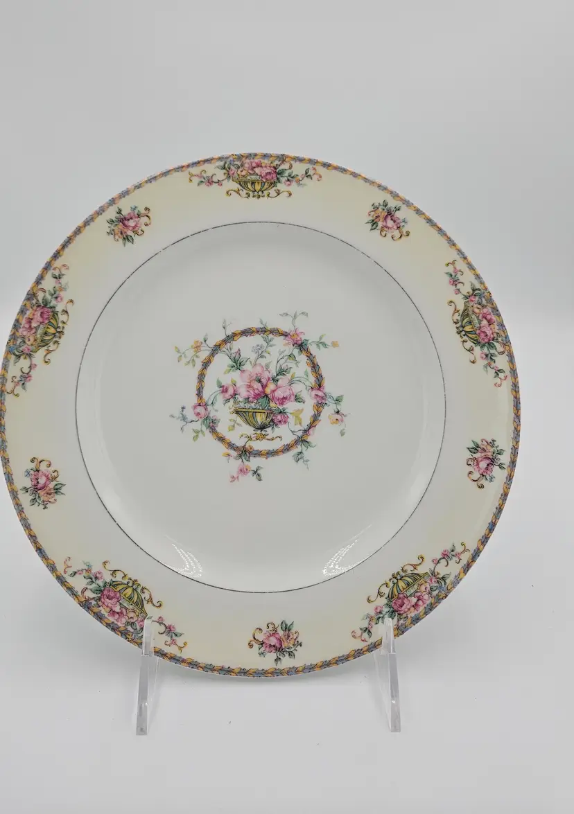 #C82 Limoges Haviland France "Commodore" 8.5 inch plate READ