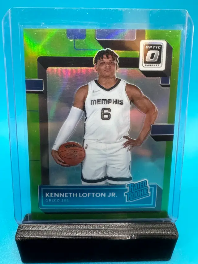 Kenneth Lofton Jr. Optic Rated Rookie Lime Green /149 Memphis Grizzlies