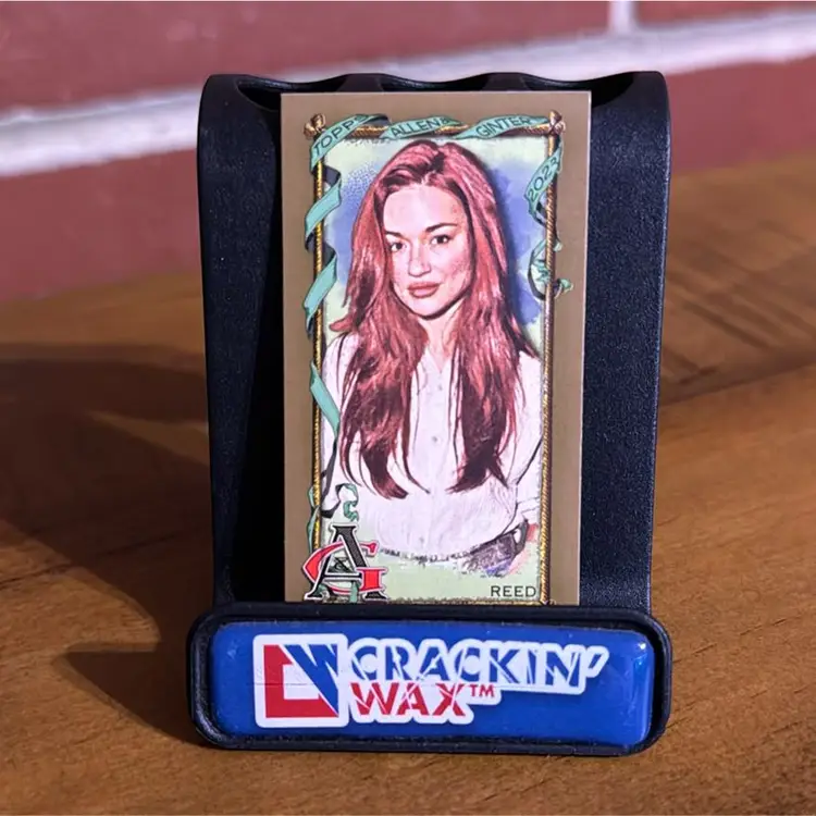 Crystal Reed - 2023 Allen & Ginter Gold Border Mini #283