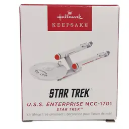 2023 Hallmark Star Trek USS Enterprise NCC1701 Mini Ornament IOB QXM9327