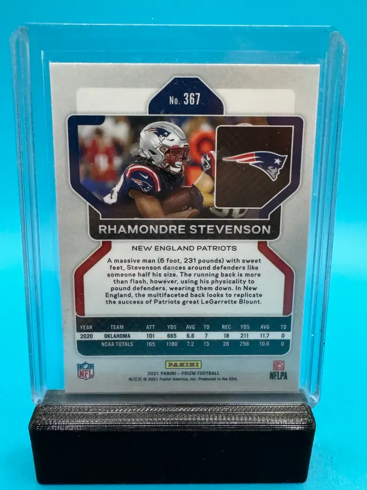 Rhamondre Stevenson Prizm RC New England Patriots