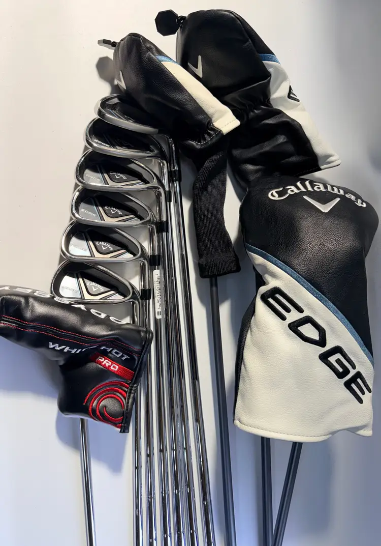 Callaway Edge Complete Set Regular Flex 10 Clubs Driver 3W Hybrid Putter RH