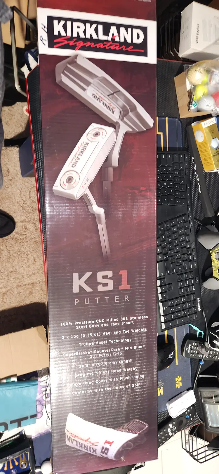 Kirkland signature KS1 putter RH new.