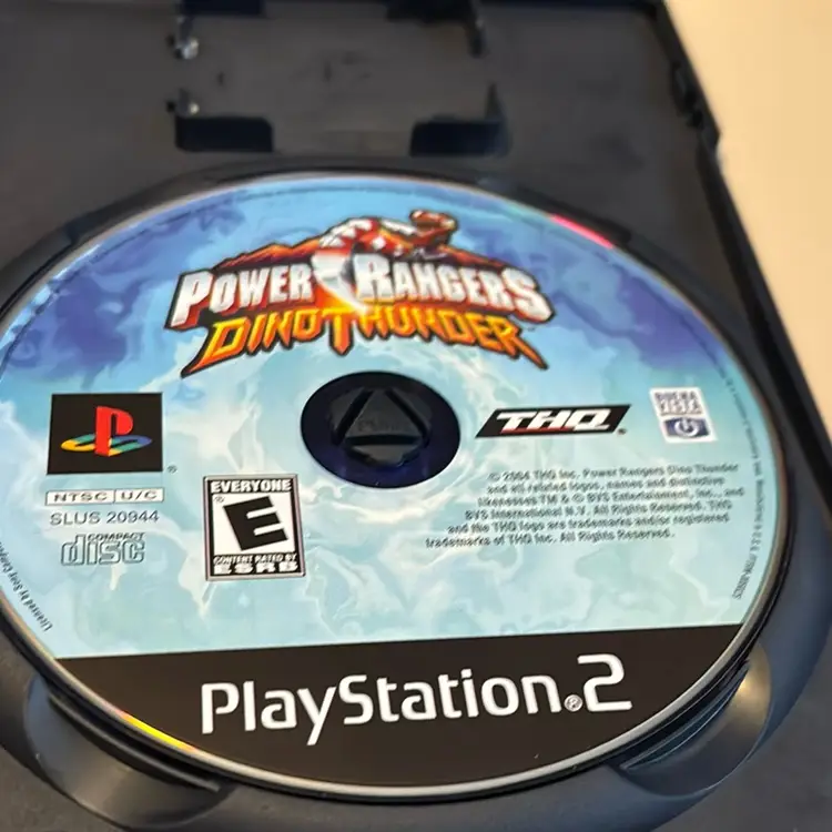 PS2 - No Manual - Power Rangers Dino Thunder
