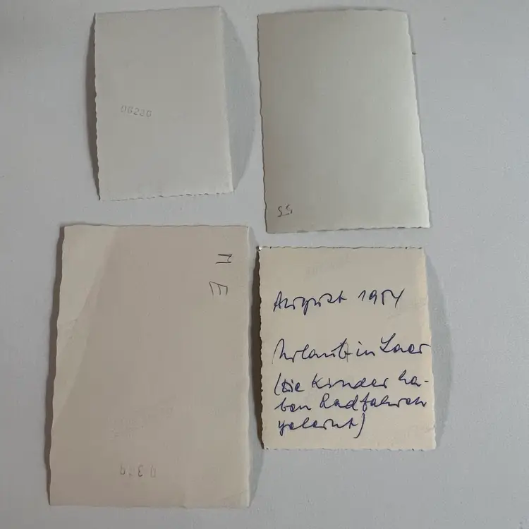 Kids on Wheels #3 - 4 Vintage Photos of Children