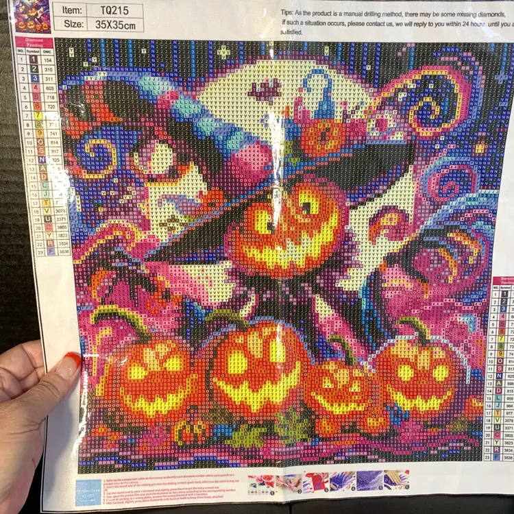 Pumpkin Moon Diamond Art Kit