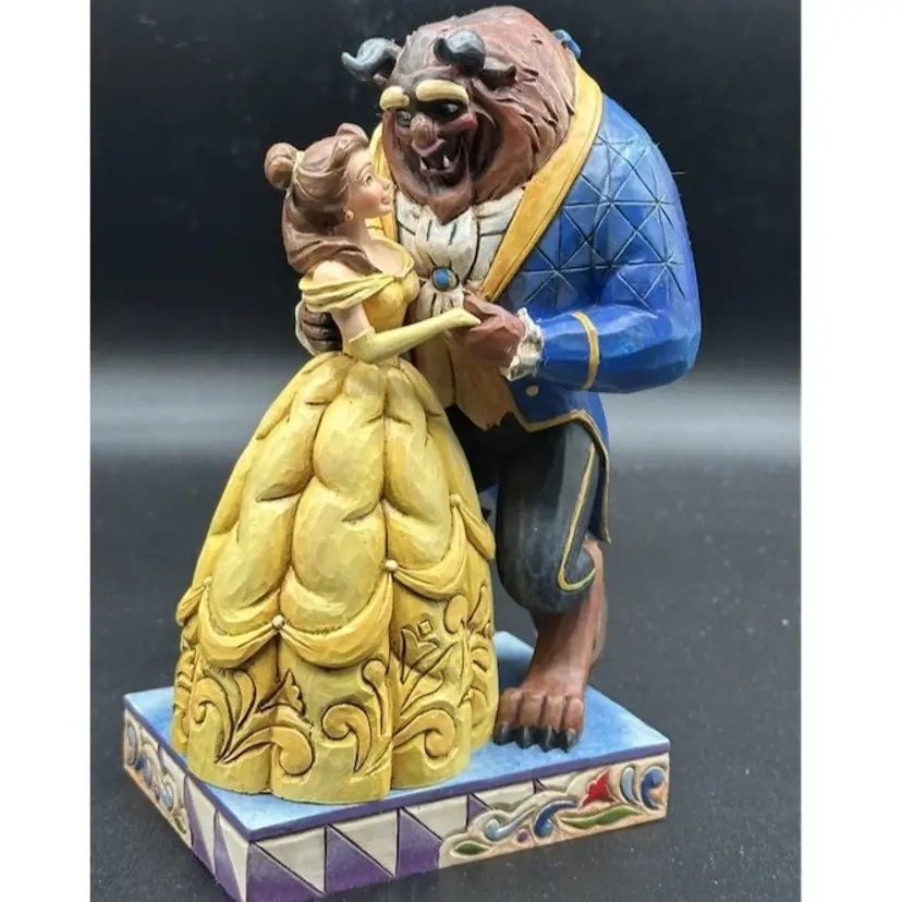 Disney Traditions Belle & The Beast Love Conquers All Figurine - Jim Shore