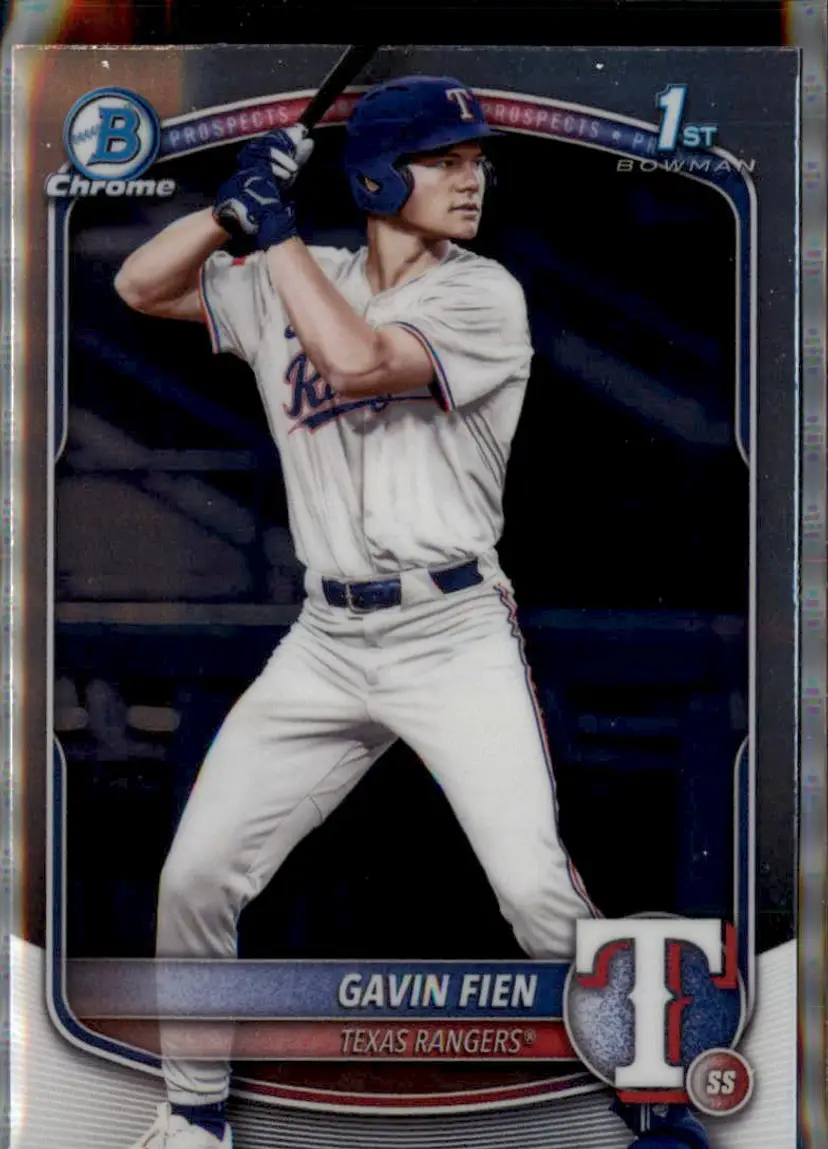 2025 Bowman Draft #BDC-15 Gavin Fien Chrome - (138) - Texas Rangers