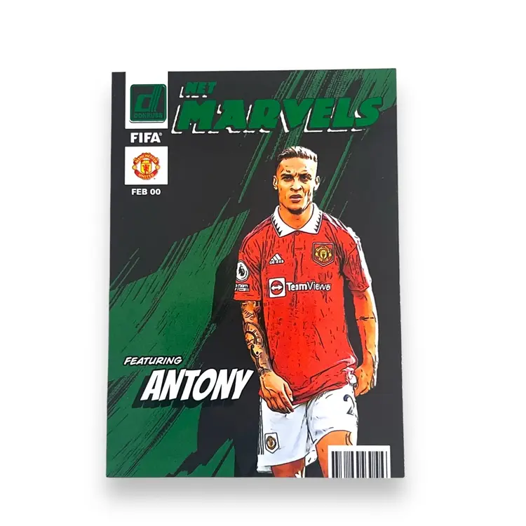 Antony Net Marvels Green 2022-23 Donruss Soccer Manchester United