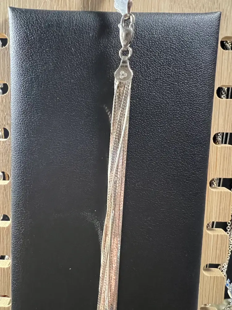 18” Sterling Silver Multi-strand Necklace