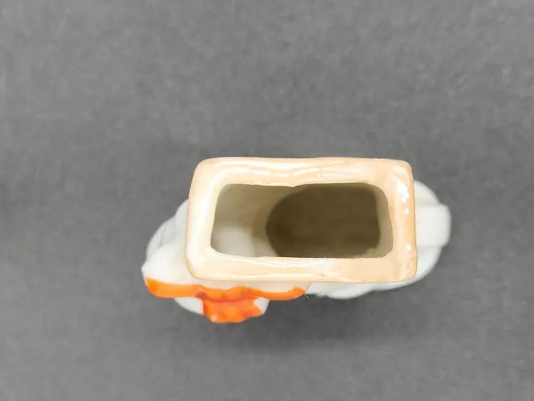 Vintage Dog Toothache Figurine Toothpick Match Holder Ceramic Hand Painted Japan