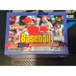 Sealed Pack From 2026 Topps Heritage Blaster Box