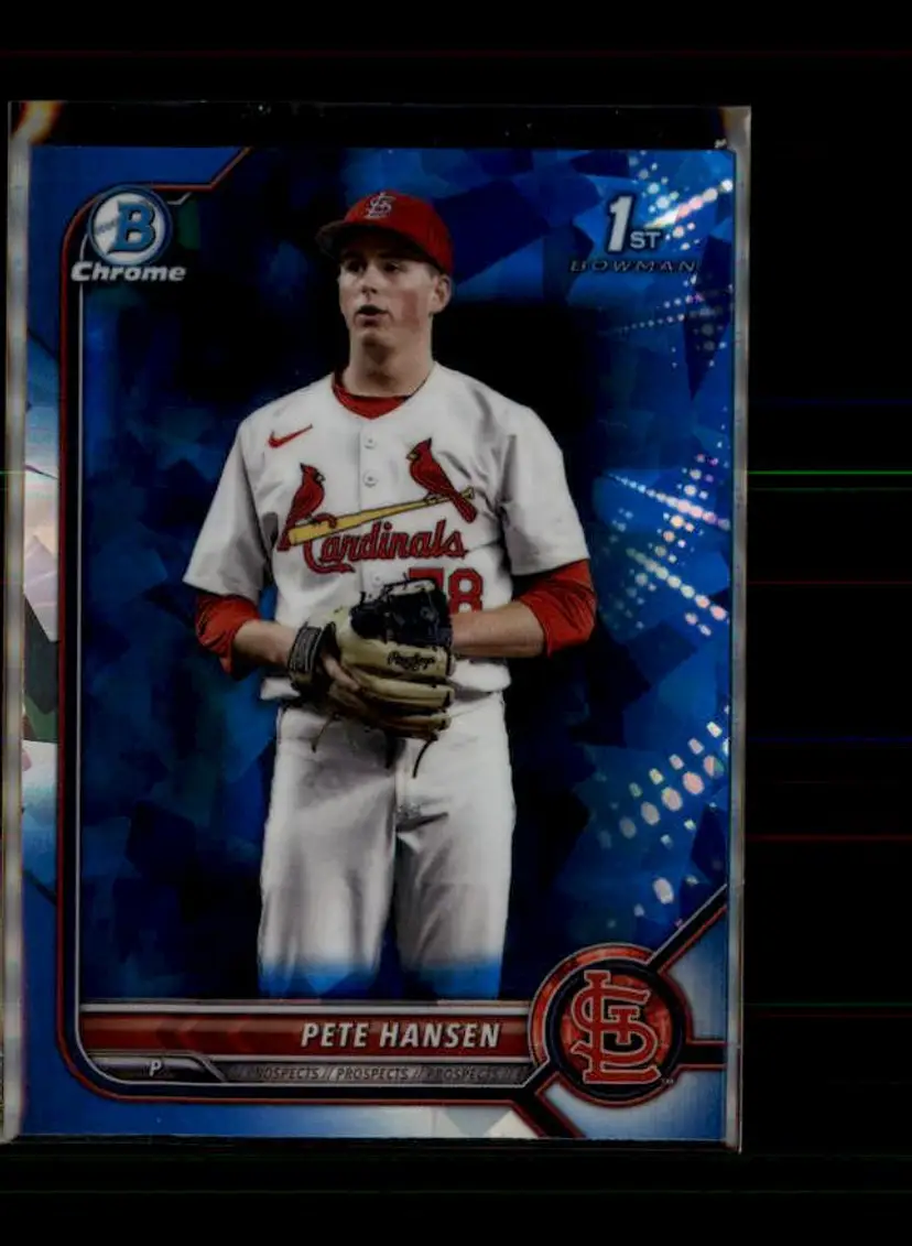2022 Bowman Draft Sapphire Edition #BDC-176 Pete Hansen - (138) - St. Louis Cardinals