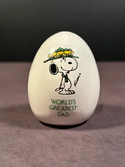 “World’s Greatest Dad” Egg - Peanuts