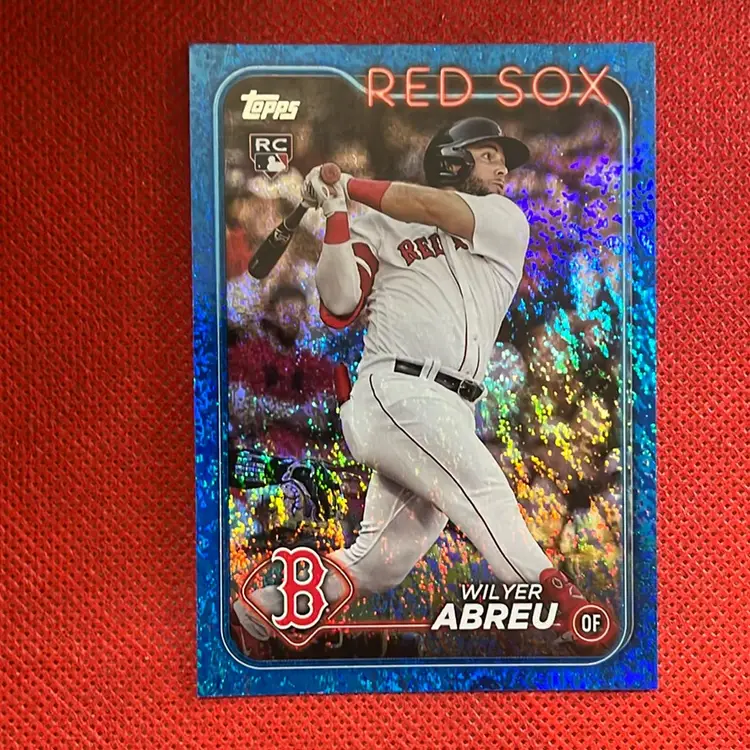 2024 Topps Series 2 Wilyer Abreu RC Blue Shimmer ? /999