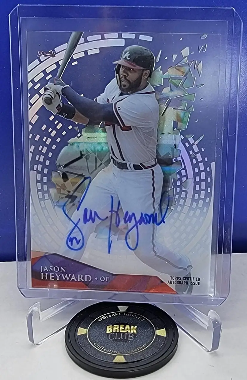 Jason Heyward 2014 Topps High Tek Certified Autograph SP Signature No. HT-JH Atlanta Braves