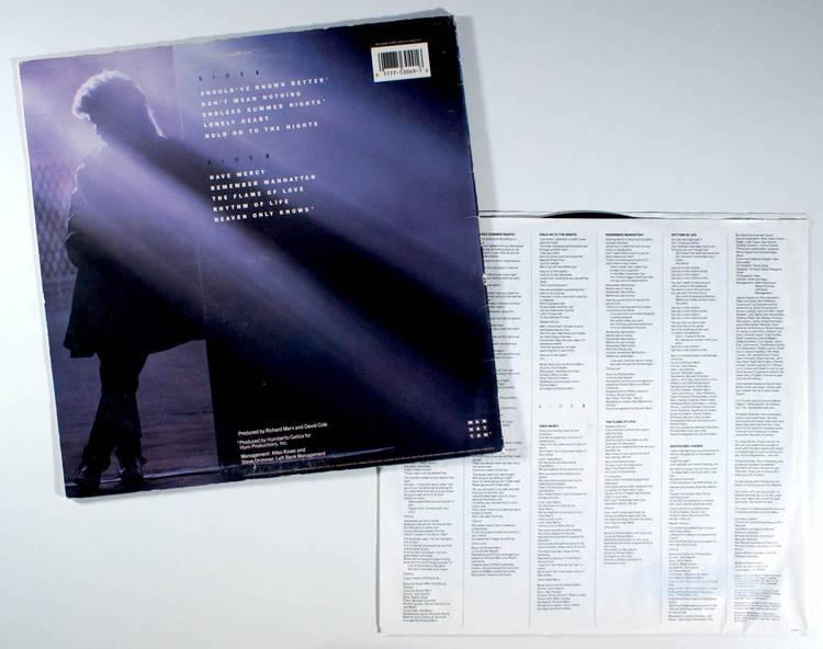 Richard Marx - Self Titled (1987) Vinyl LP • Should've Known Better