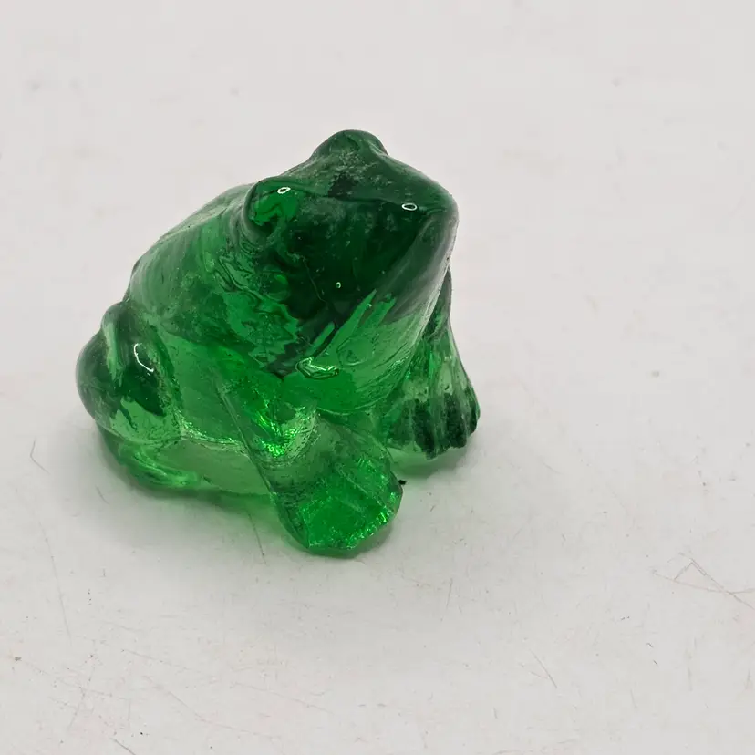 Ganz miniature frog glass Figurine