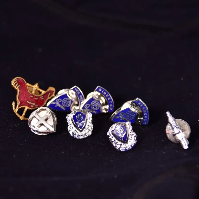 Lot of Vintage Jaycees State Lapel Pins