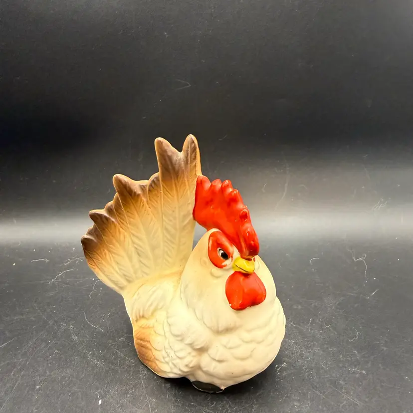 Vintage H6758 Lefton Ceramic Rooster