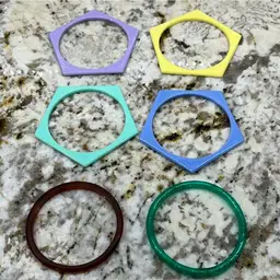 Set Of 6 Vintage Bangle Bracelets