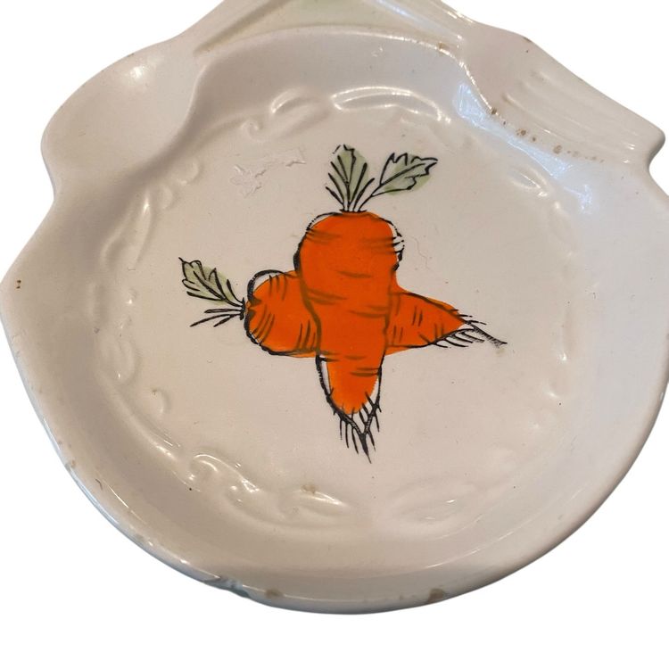 Vintage Made in Japan Carrot Spoon Rest