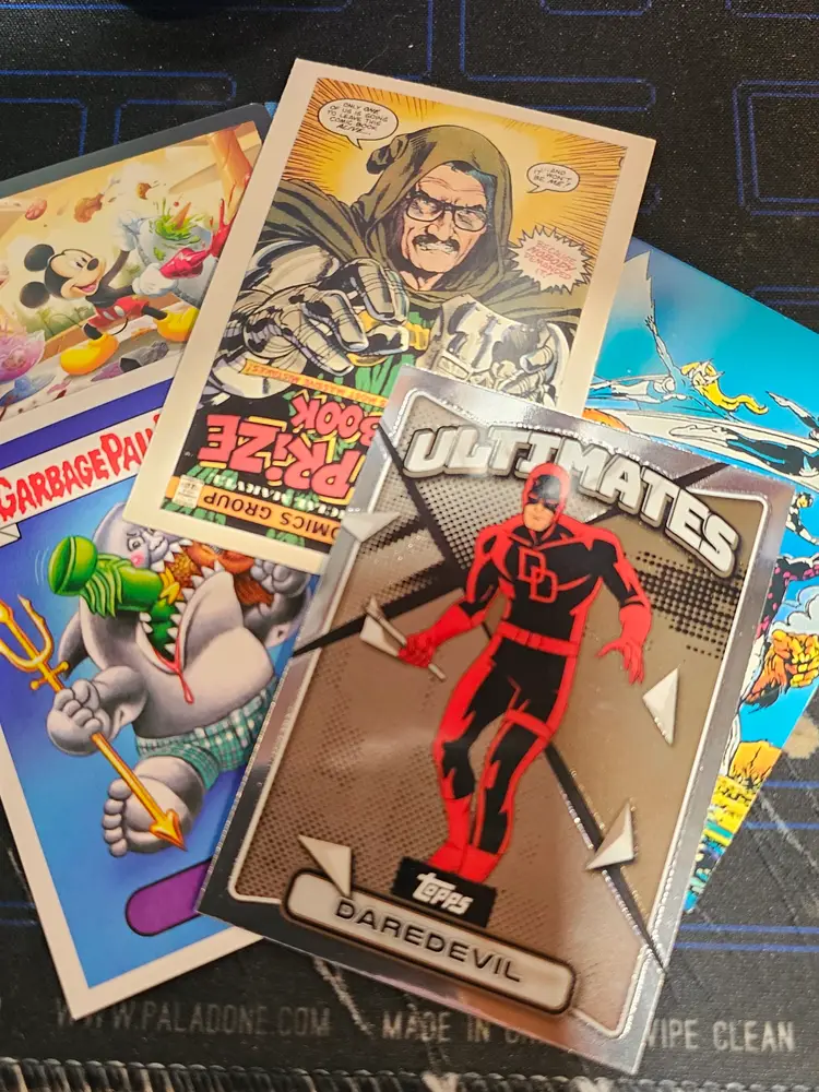 Marvel, GPK, Pokemon, Non-Sports Brunch Time Fun!! 1 dollar starts, progressive shipping.