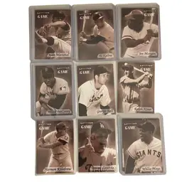 Lot Of 9 Legends Of The Game Baseball Cards