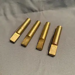 Veritas 4-3/8 Brass Bench Dogs - Set of 4