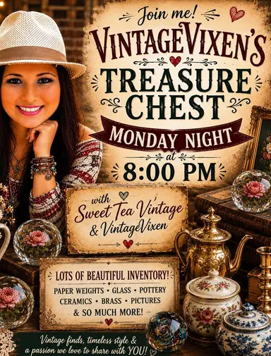 Join Me For VintageVixens Treasure Chest 🪎 