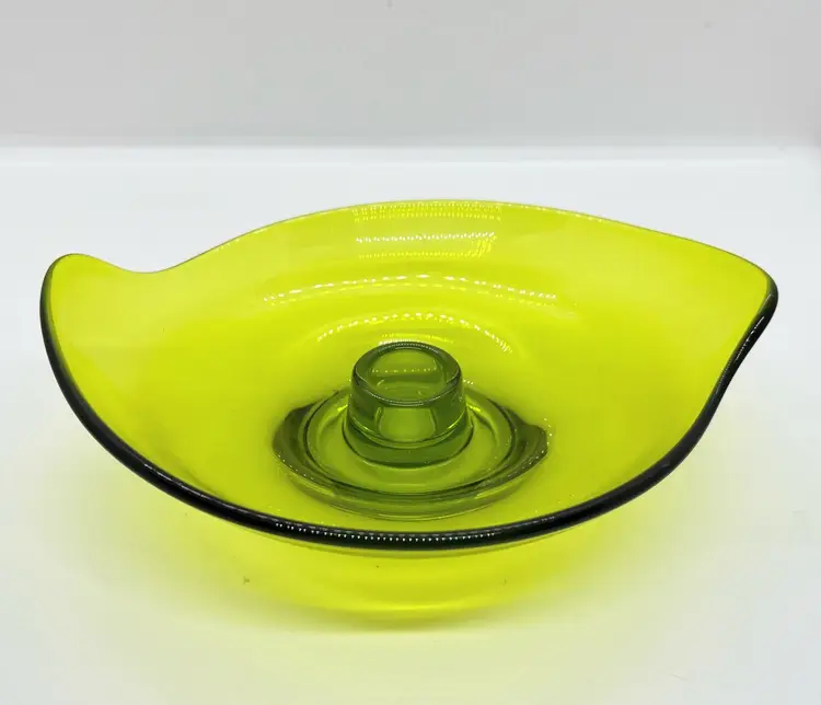 Viking Epic Oblong Candle Holder Green