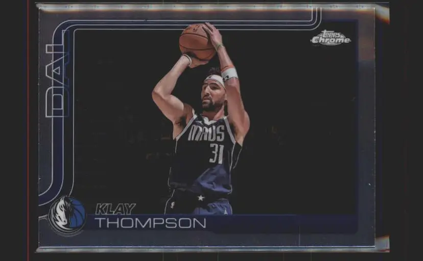 2025-26 Topps Chrome #42 Klay Thompson - (137) - Dallas Mavericks