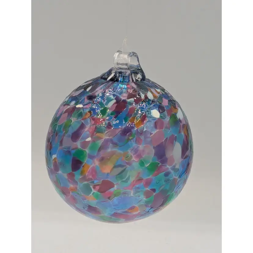 Kitras Art Glass - 4" Calico Ball