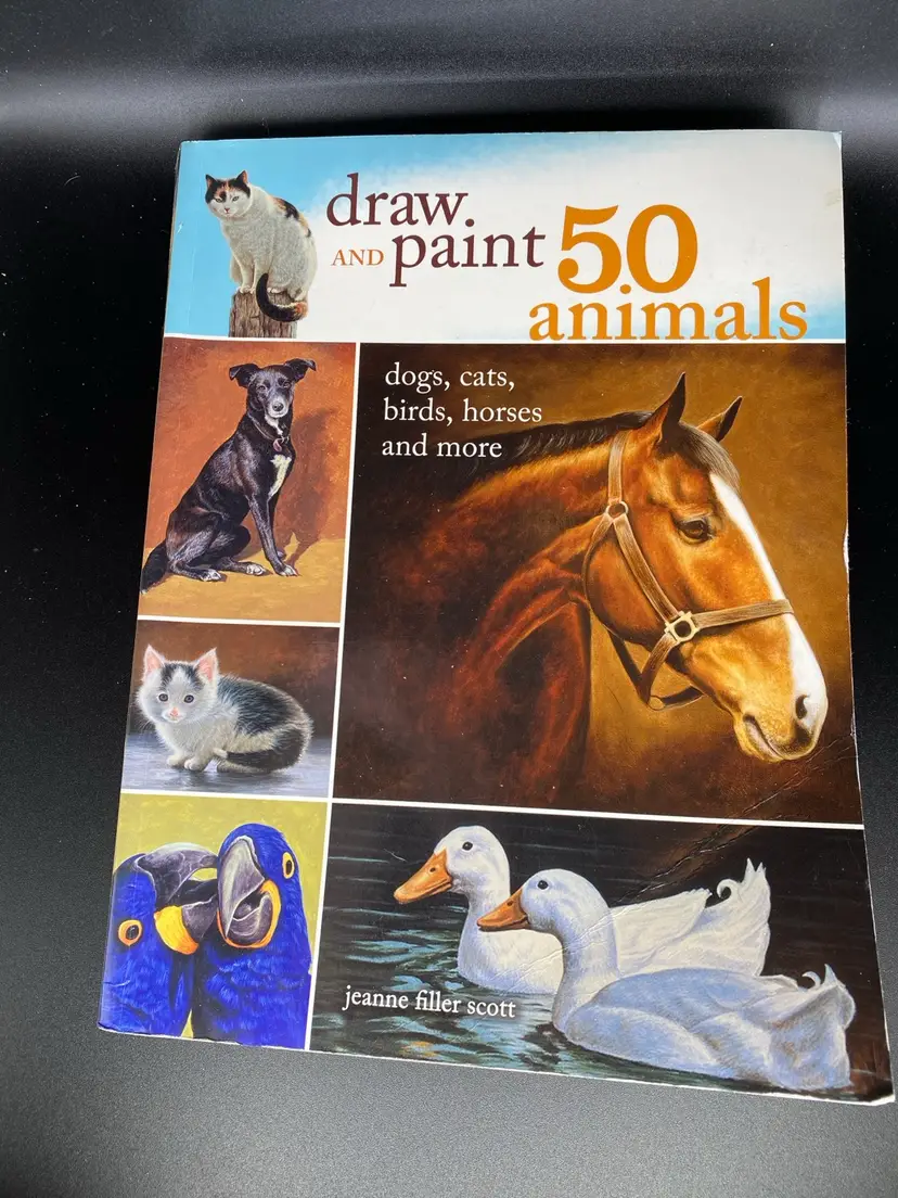 Draw And Paint 50 Animals