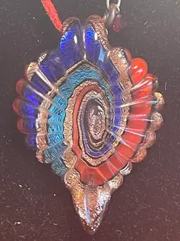 Vintage Liz Palacios Glass Necklace