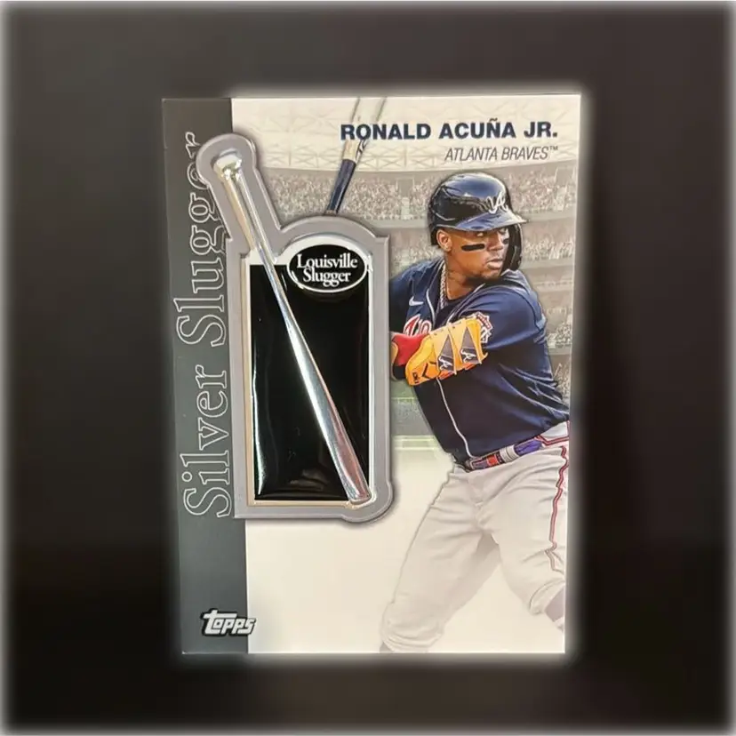 2022 Topps Ronald Acuna Silver Slugger Patch Relic Atlanta Braves