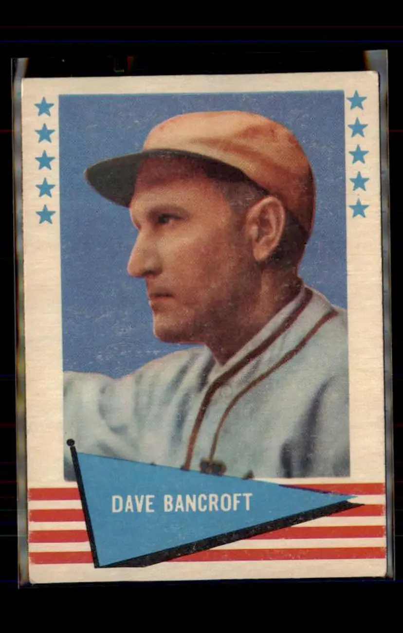 1961 Fleer Baseball Greats (F418-3) #7 Dave Bancroft - (pk2) - Philadelphia Phillies