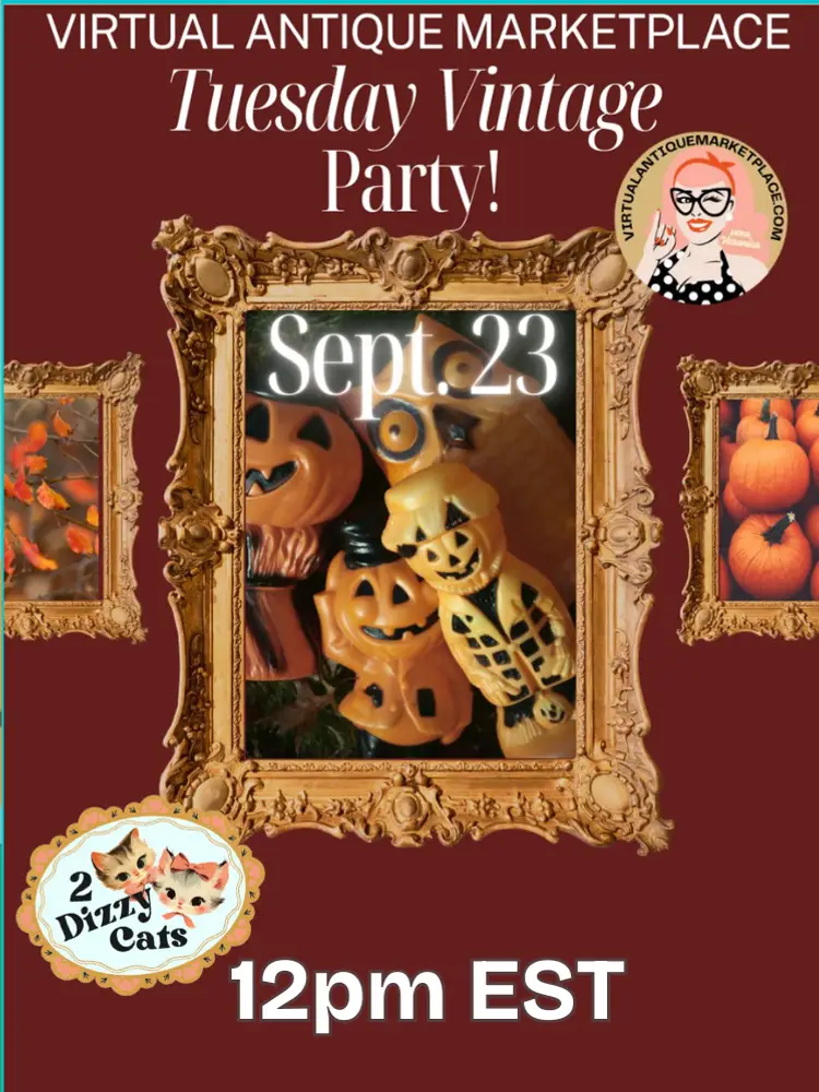 Tuesday Vintage Party with 2 Dizzy Cats