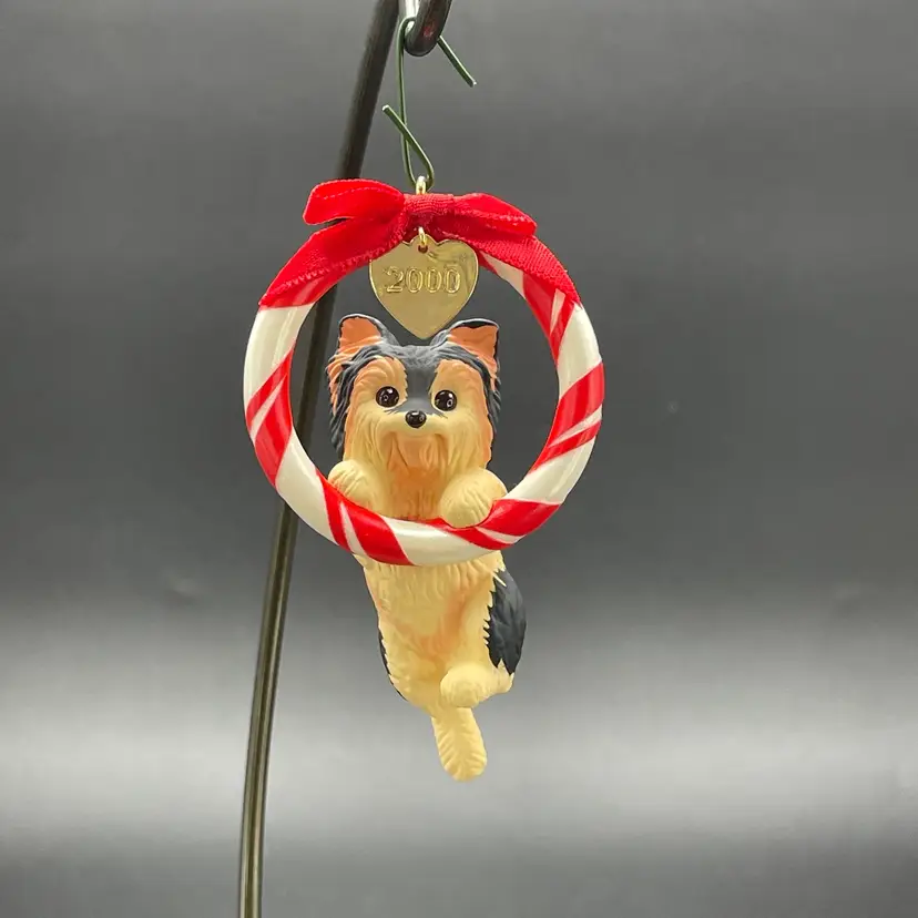 Hallmark Puppy Love 10th in Series Christmas Ornament Yorkshire Terrier Yorkie