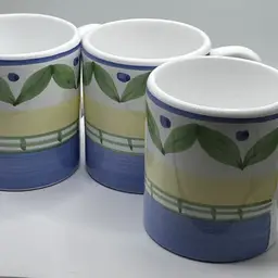 Set Of Three Italy Marisol Mugs Made For Williams Sonoma