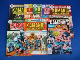 Kamandi DC Comics Lot Jack Kirby Art #17, 27-32,51 Lot of 8 Reader Condition