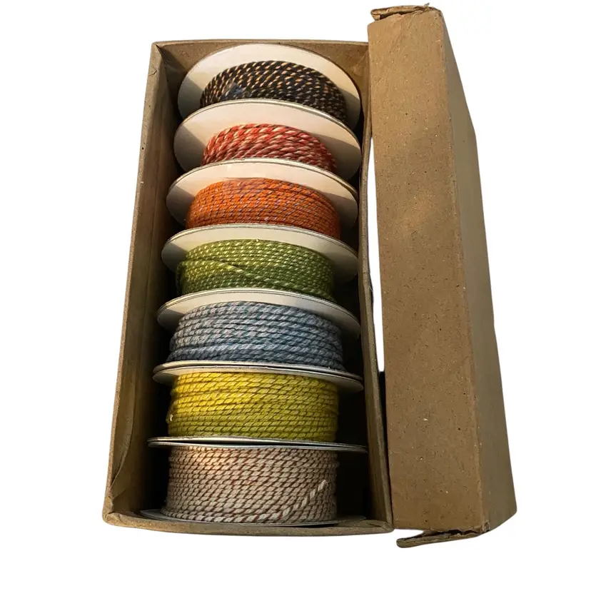 Made in India set of 6 Ribbon Twine Rope  Vintage String