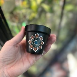 Random Mini Mandala 2.5 Inch Pot