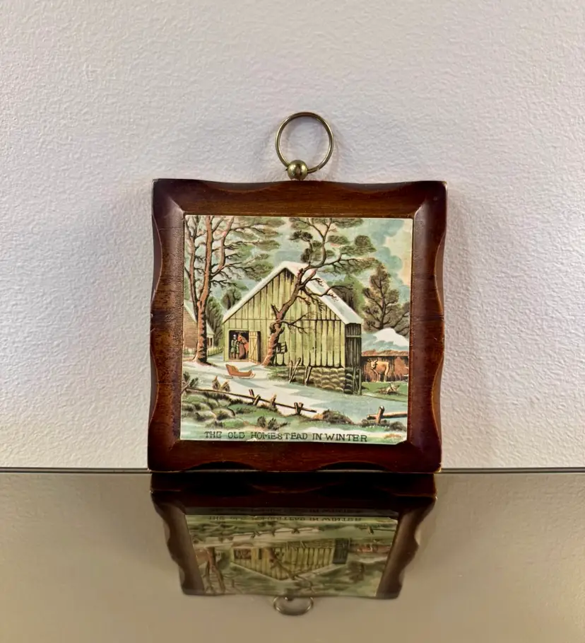 Vintage Homestead Wooden Trivet