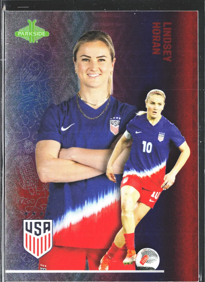 Lindsey Horan - 2024 Parkside USWNT One Nation One Team #13 - Red /10