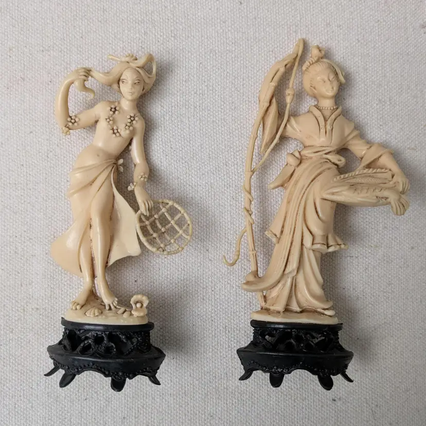 Fontanini Asian Figurine Pair
