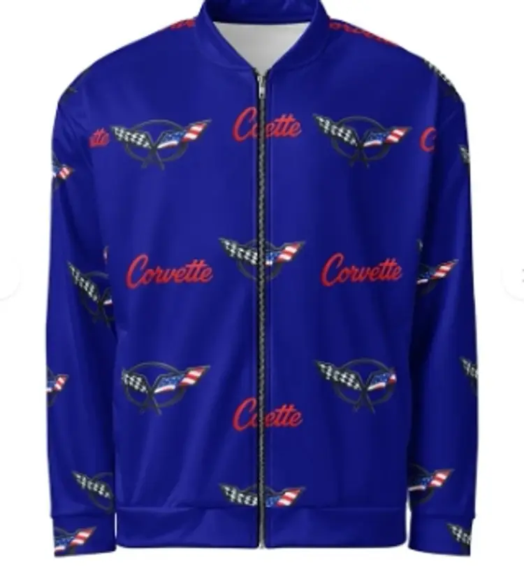 C5 Corvette flag unisex Bomber Jacket
